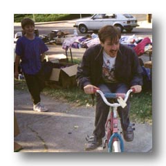 Left to right: Nicholas, me